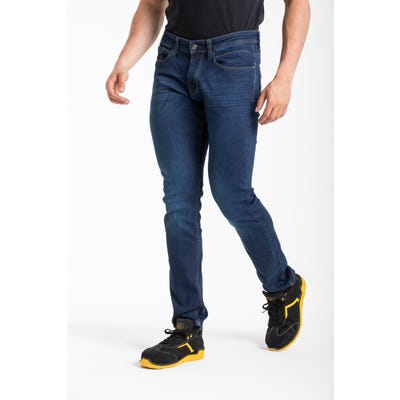 Jeans de travail coupe droite ajustée denim brossé stretch DENIM 46 1