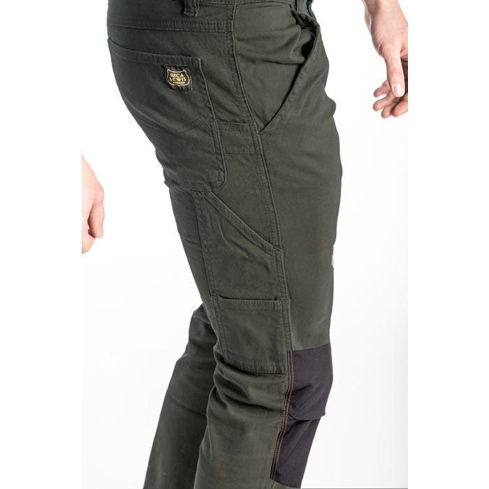 Pantalon de travail multi-poches normé CORJE1 VERT 48 3