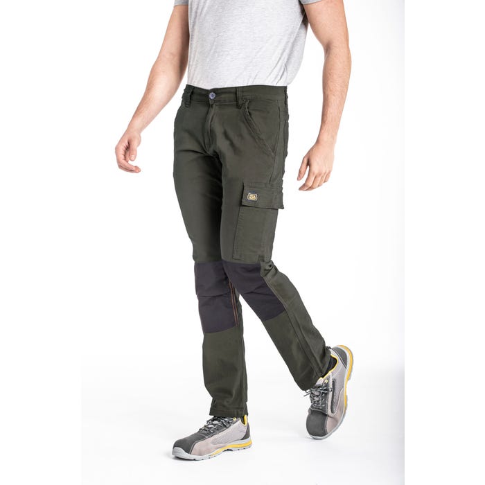Pantalon de travail multi-poches normé CORJE1 VERT 48 2