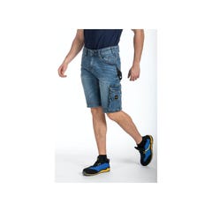 Bermuda RICA LEWIS - Homme - Taille 40 - Multi poches - Fibrelex - Denim stretch - SUNJOBA 3