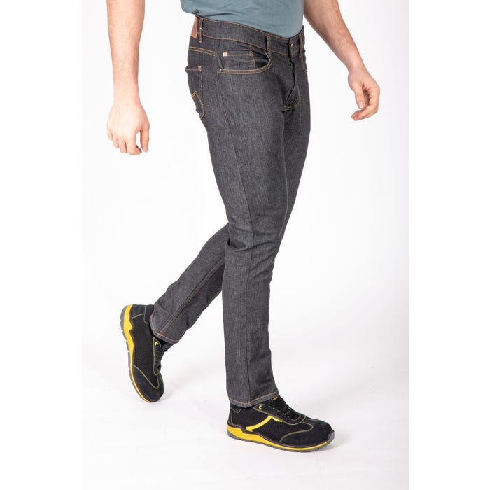 Jeans de travail coupe droite denim stretch CORDURA® 052 3