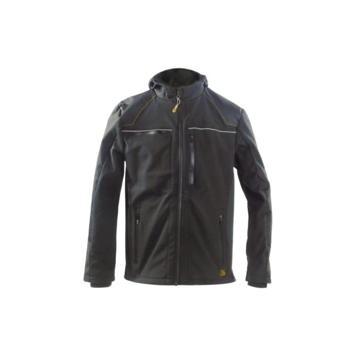 Veste softshell RICA LEWIS - Homme - Taille L - Doublée polaire - Stretch - SHELL 0