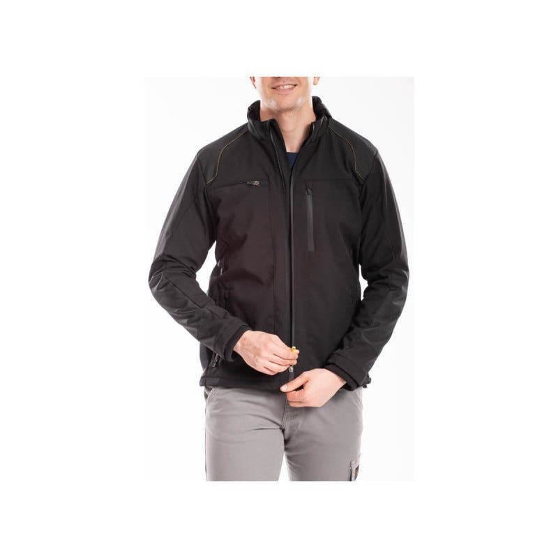 Veste softshell RICA LEWIS - Homme - Taille L - Doublée polaire - Stretch - SHELL 4