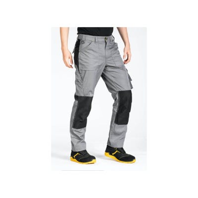 Pantalon de travail normé RICA LEWIS - Homme - Taille 40 - Multi poches - Coupe droite - Gris - MOBILON 3