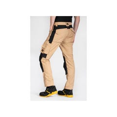 Pantalon de travail normé RICA LEWIS - Homme - Taille 44 - Multi poches - Coupe droite - Beige - MOBILON 4