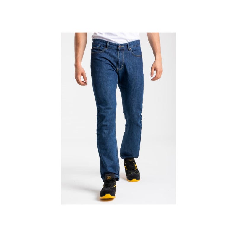 Jeans de travail RICA LEWIS - Homme - Taille 44 - Coton bio - Coupe droite confort - Stone - WORK5 1