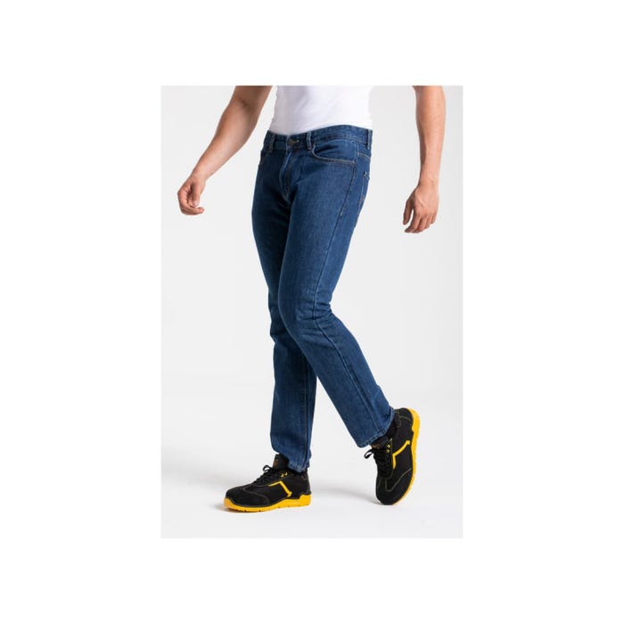 Jeans de travail RICA LEWIS - Homme - Taille 44 - Coton bio - Coupe droite confort - Stone - WORK5 3