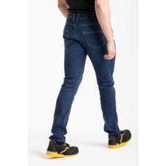 Jeans de travail coupe droite ajustée denim brossé stretch WORK0 'Rica Lewis' 1