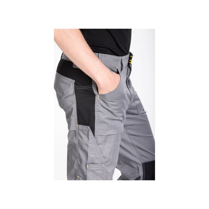 Pantalon de travail normé RICA LEWIS - Homme - Taille 50 - Multi poches - Coupe droite - Gris - MOBILON 4