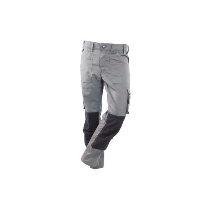 Pantalon de travail normé RICA LEWIS - Homme - Taille 50 - Multi poches - Coupe droite - Gris - MOBILON 0