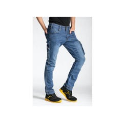 Jeans de travail RICA LEWIS - Homme - Taille 36 - Multi poches - Coupe droite confort - Fibreflex - Stretch stone - Job 4