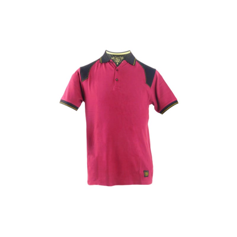Polo renforcé RICA LEWIS - Homme - Taille S - Stretch - Bordeaux - WORKPOL 0