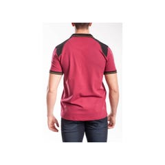 Polo renforcé RICA LEWIS - Homme - Taille S - Stretch - Bordeaux - WORKPOL 3