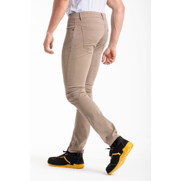 Jeans de travail coupe droite ajustée gabardine stretch WORK10 'Rica Lewis' 3