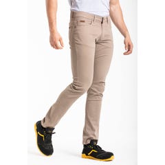 Jeans de travail coupe droite ajustée gabardine stretch WORK10 'Rica Lewis' 2