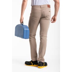 Jeans de travail coupe droite ajustée gabardine stretch WORK10 'Rica Lewis' 3