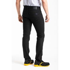 Jeans de travail coton coupe confort noir WORK7 'Rica Lewis' 3