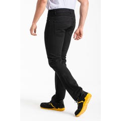Jeans de travail coton coupe confort noir WORK7 'Rica Lewis' 4