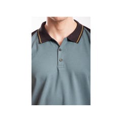 Polo renforcé RICA LEWIS - Homme - Taille XL - Stretch - Vert - WORKPOL