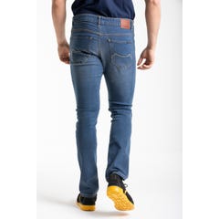 Jeans de travail coupe droite ajustée stone brossé stretch DENIM 52 3