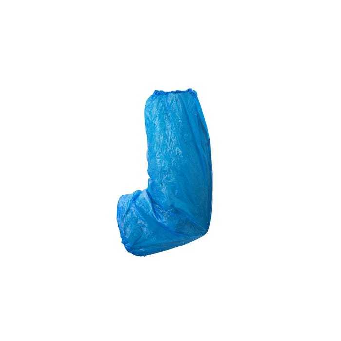 Manchette polyéthylène bleue 40 cm (X100) - COVERGUARD 0