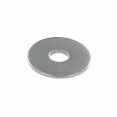 Rondelles plates LLu acier zingué blanc, pour vis diamètre 12 mm, sachet de 50 rondelles 0