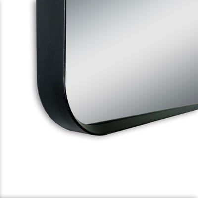 Miroir salle de bain rectangle 60x80cm - encadrement en aluminium - HOB 60 1