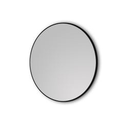 Miroir salle de bain circulaire 60cm de diametre - finition noir mat - RING DARK 60 2