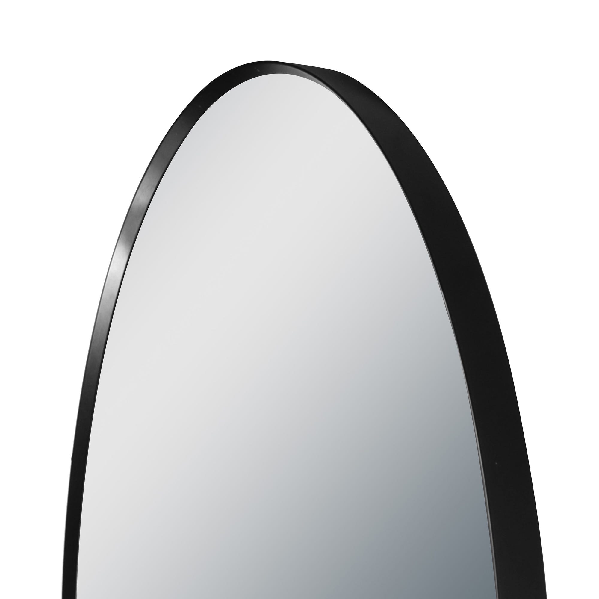 Miroir salle de bain circulaire 60cm de diametre - finition noir mat - RING DARK 60 1
