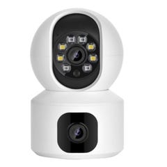 Kit alarme maison connectée sans fil wifi et gsm amazone et 2 caméras double objectif - lifebox - kit11 4