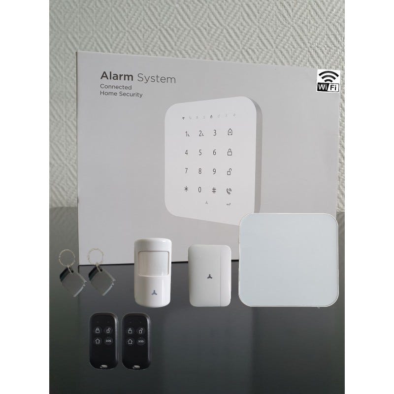 Lifebox alarme maison wifi et gsm sans fil connectée casa- kit 1 0