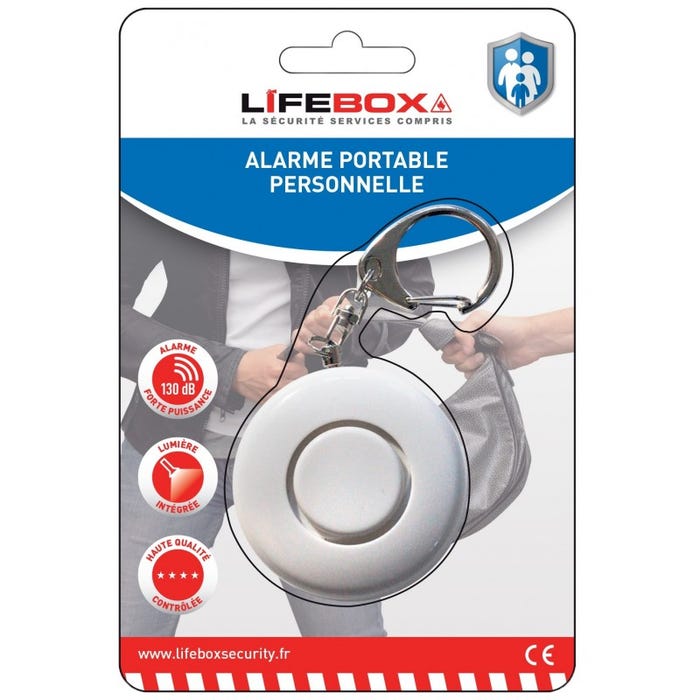 Alarme portable anti-vol et anti-agression Lifebox 2