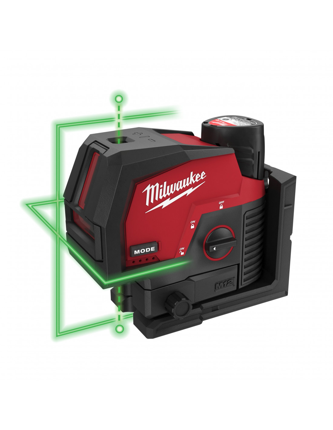 Laser Vert 2 Lignes Avec Aplomb M12 Cllp-301c | 4933478100 - Milwaukee