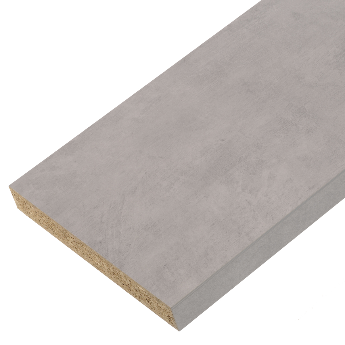 Plan de travail stratifié ciment brossé 2000 x 650 x 38 mm - PEFC 75%