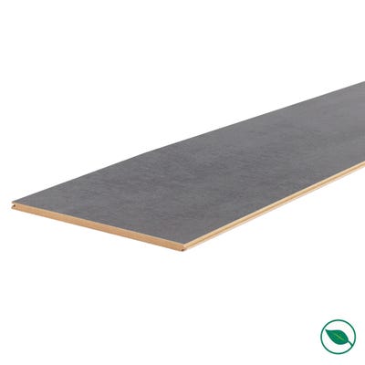 Lot de 3 planches palier rénovation d'escalier stratifié dark grey 2050 x 225 x 8 mm . - PEFC 70% 0
