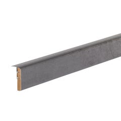 Profilé de transition rénovation d'escalier stratifié dark grey 1300 x 56 x 12 mm - PEFC 70% 1