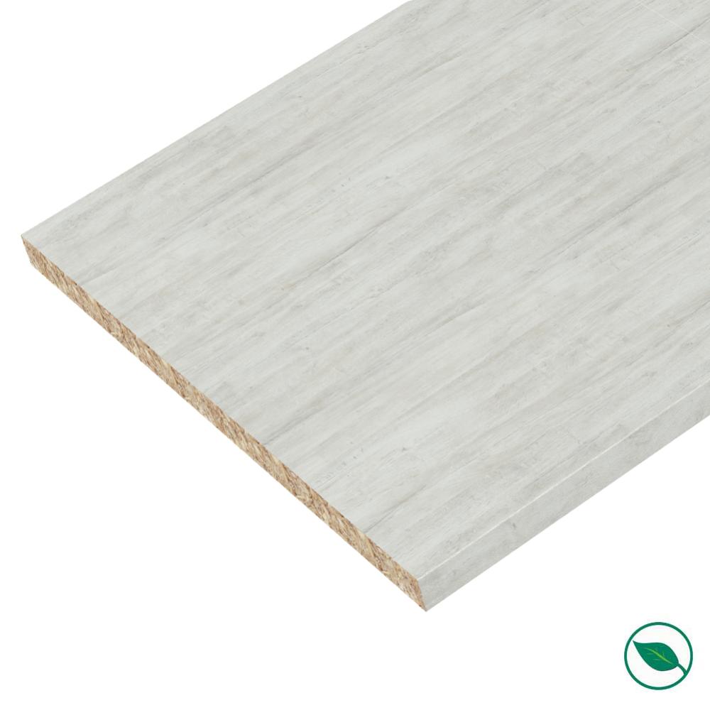 Plan de travail stratifié Chêne blanchi 2770 x 640 EP 28 mm - PEFC 75% .