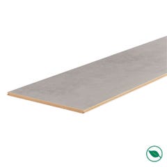 Lot de 3 planches palier rénovation d'escalier stratifié light grey 2050 x 225 x 8 mm - PEFC 70% 0