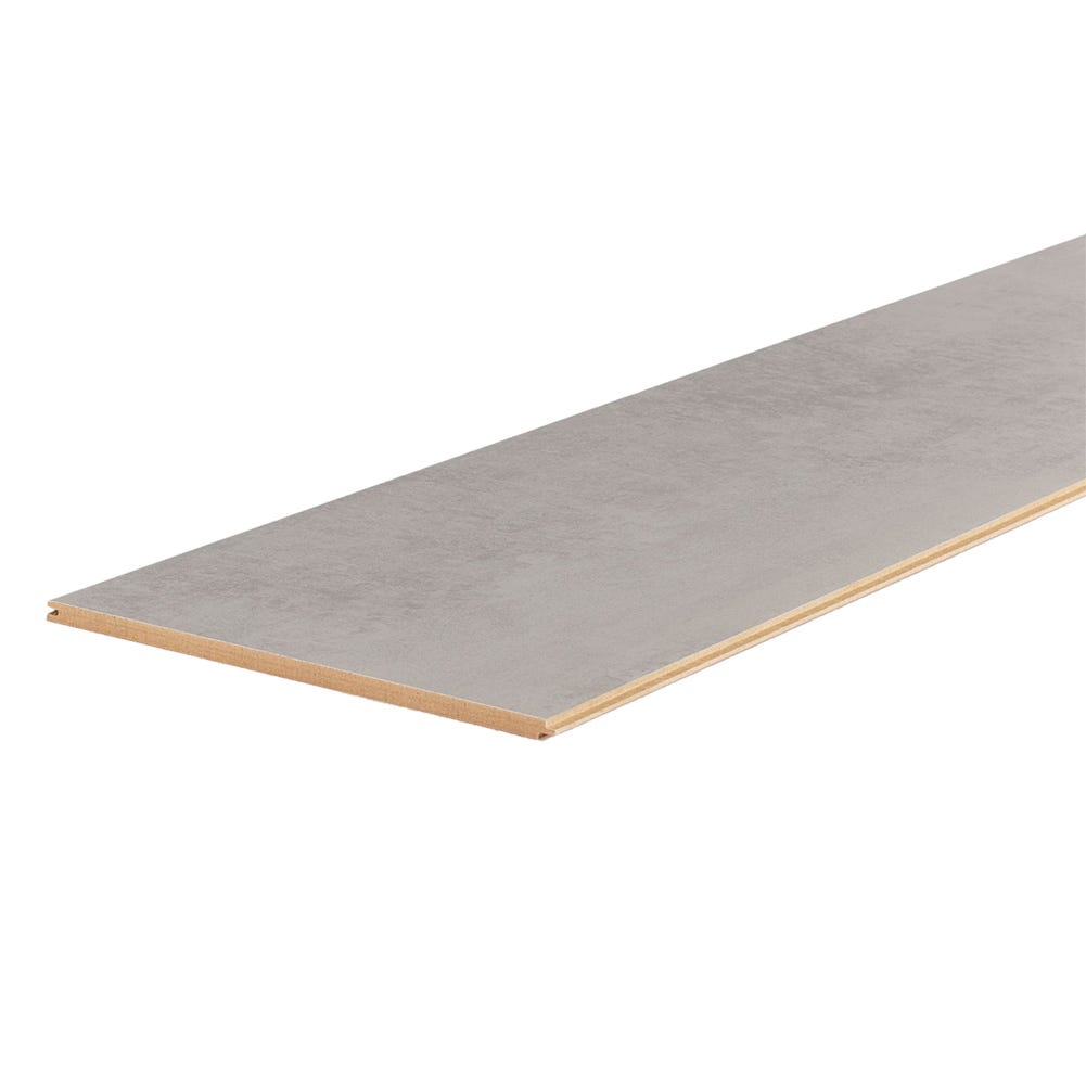 Lot de 3 planches palier rénovation d'escalier stratifié light grey 2050 x 225 x 8 mm - PEFC 70% 1