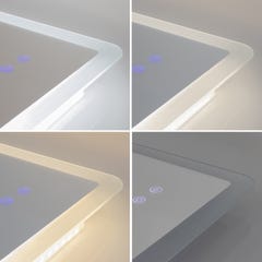MELLOW Miroir lumineux salle de bain LED 3 couleurs + intensité réglable & fonction anti-buée 60 x 180 cm 7