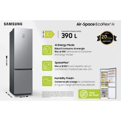 Refrigerateur congelateur en bas Samsung RB38C776CS9 2