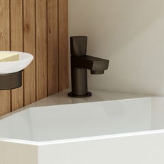 Robinet salle de bain Mitigeur lave-mains en laiton VISION 4,5 x 11 x 14,5 cm - noir 1