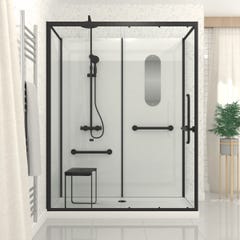 Cabine de douche Sécurisée et Accessible à Tous 160x85x220cm - Mitigeur Thermostatique 0