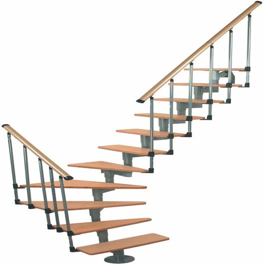 Escalier quart tournant "JOKER700" - largeur 76cm 0