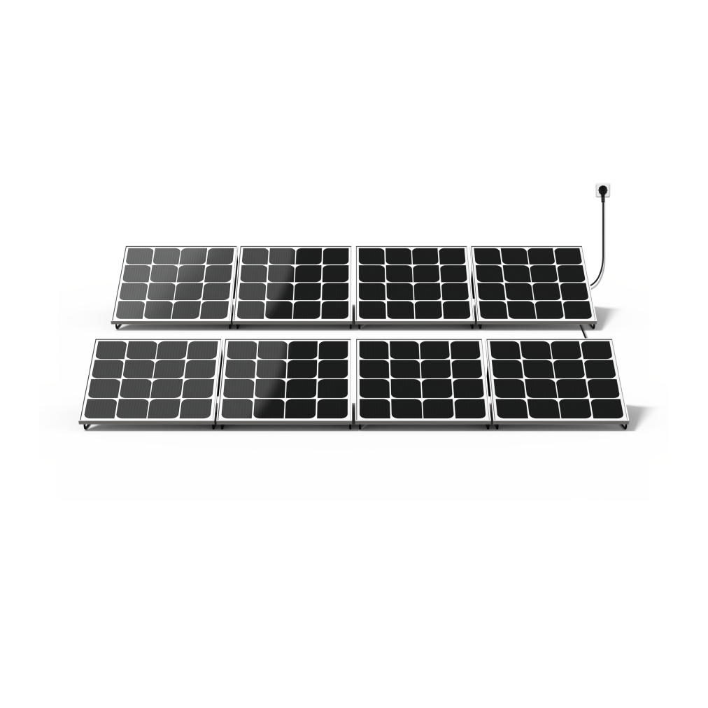 Lot 600W Kit panneaux solaires Floral Beem Energy principal +extension - installation au sol 0