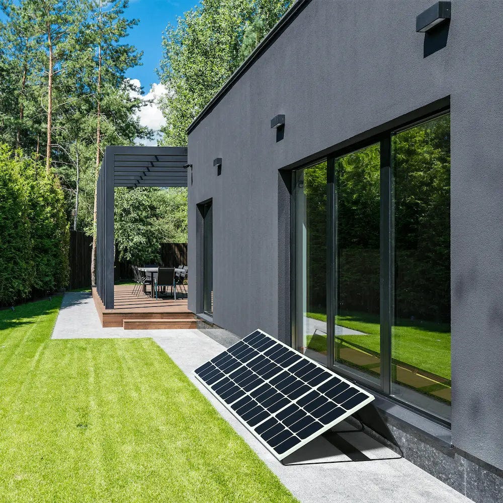 Lot 600W Kit panneaux solaires Floral Beem Energy principal +extension - installation au sol 1