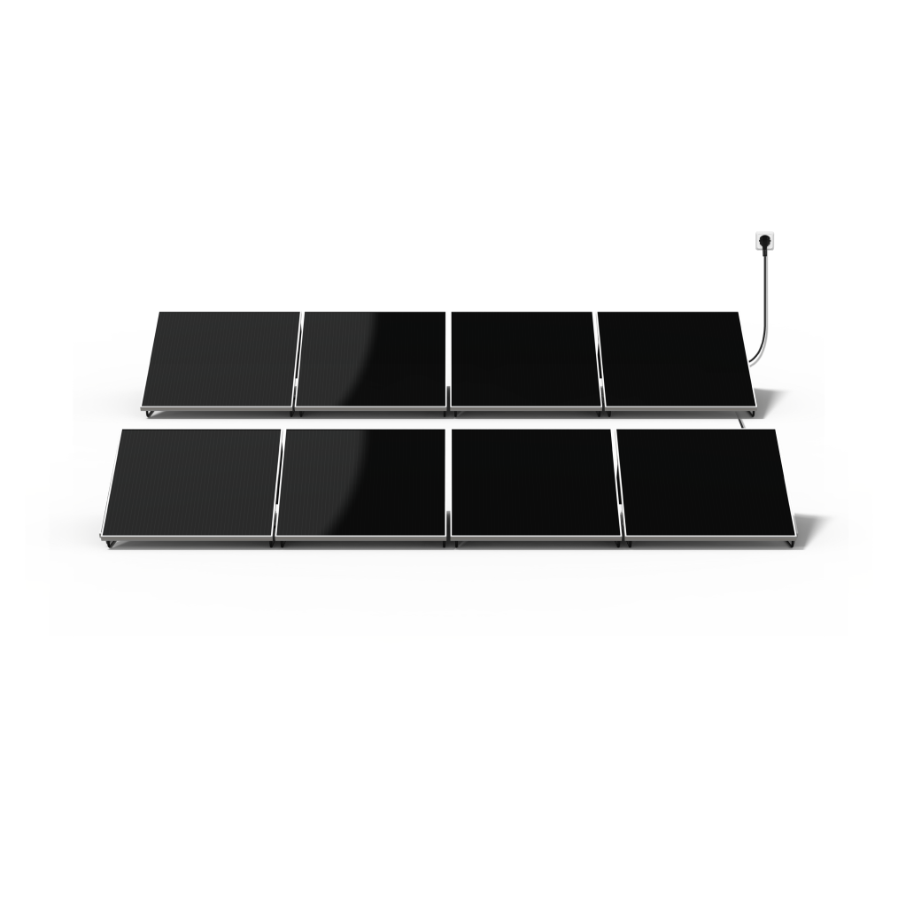 Lot 600W Kit panneaux solaires classique Beem Energy principal +extension - installation au sol 0