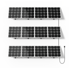 Lot 900W kit panneaux solaires Floral Beem Energy 1 kit principal + 2 kits extension - installation au mur 0