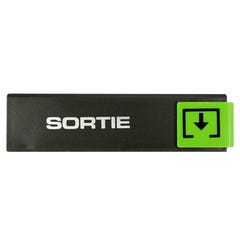 Plaquette de porte Sortie - Europe design 175x45mm - 4260709 0