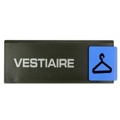 Plaquette de porte Vestiaire - Europe design 175x45mm - 4260792 0